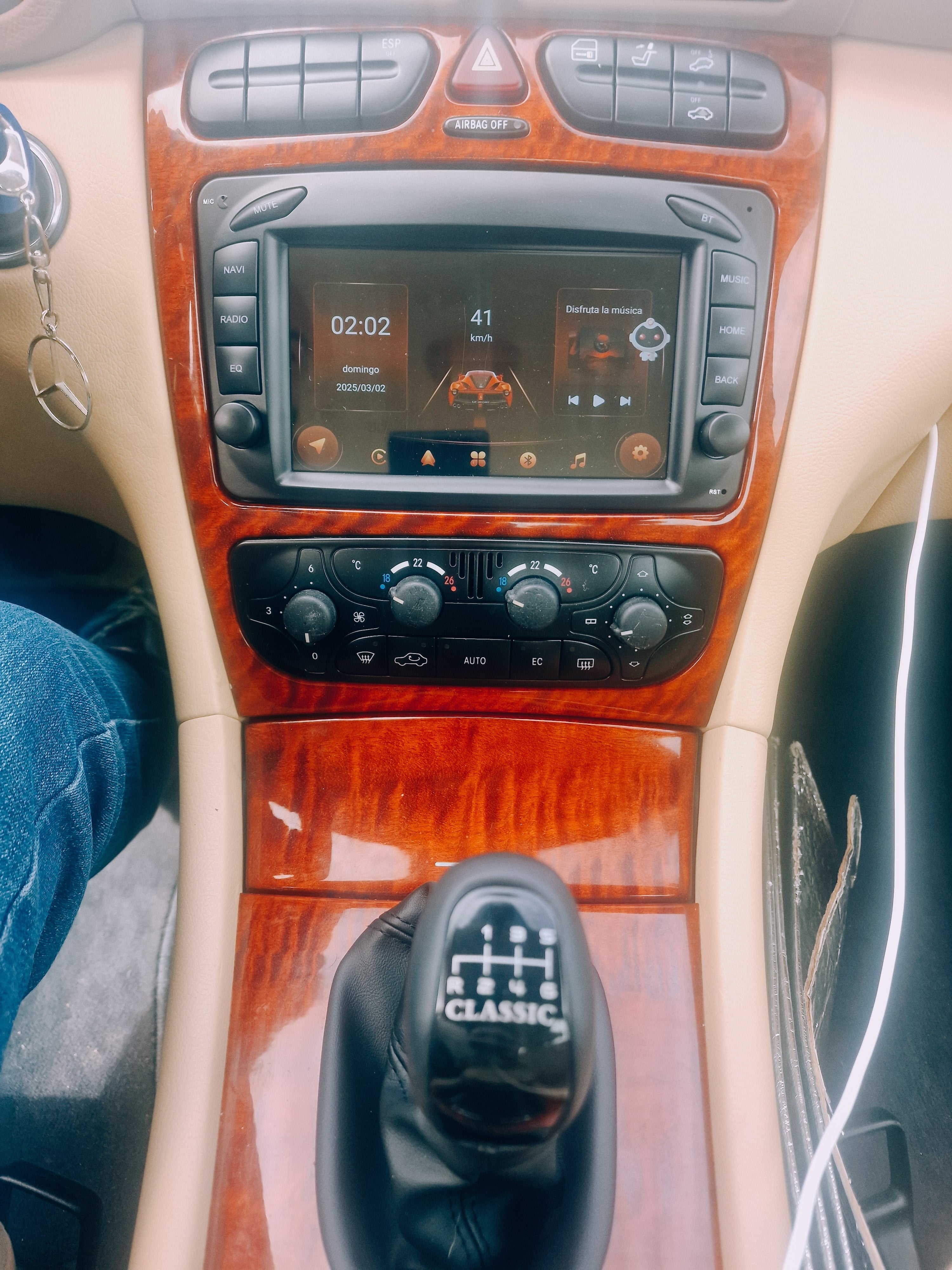 Radio Android Mercedes w203