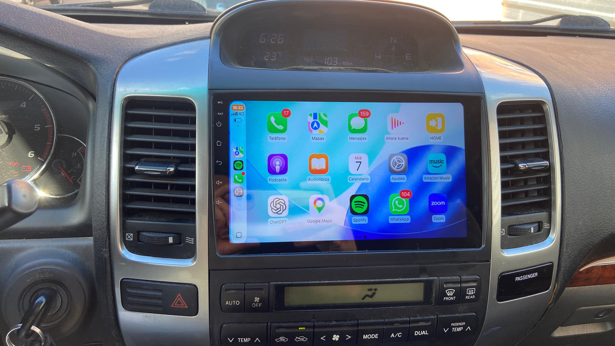 Pantalla Android Toyota Land Cruiser 120