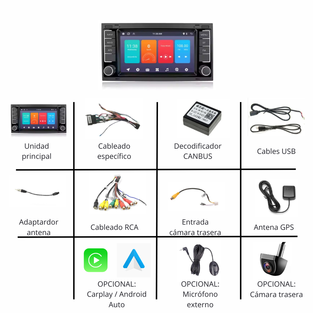 Radio Volkswagen Touareg 2002-2010