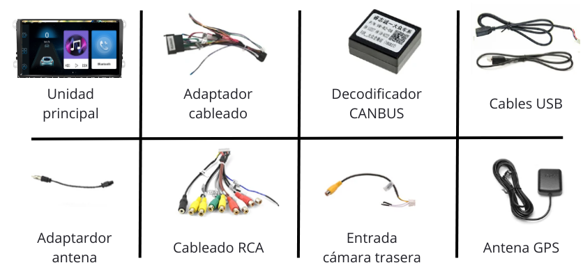 Radio Android 9 pulgadas para Volkswagen CARPLAY