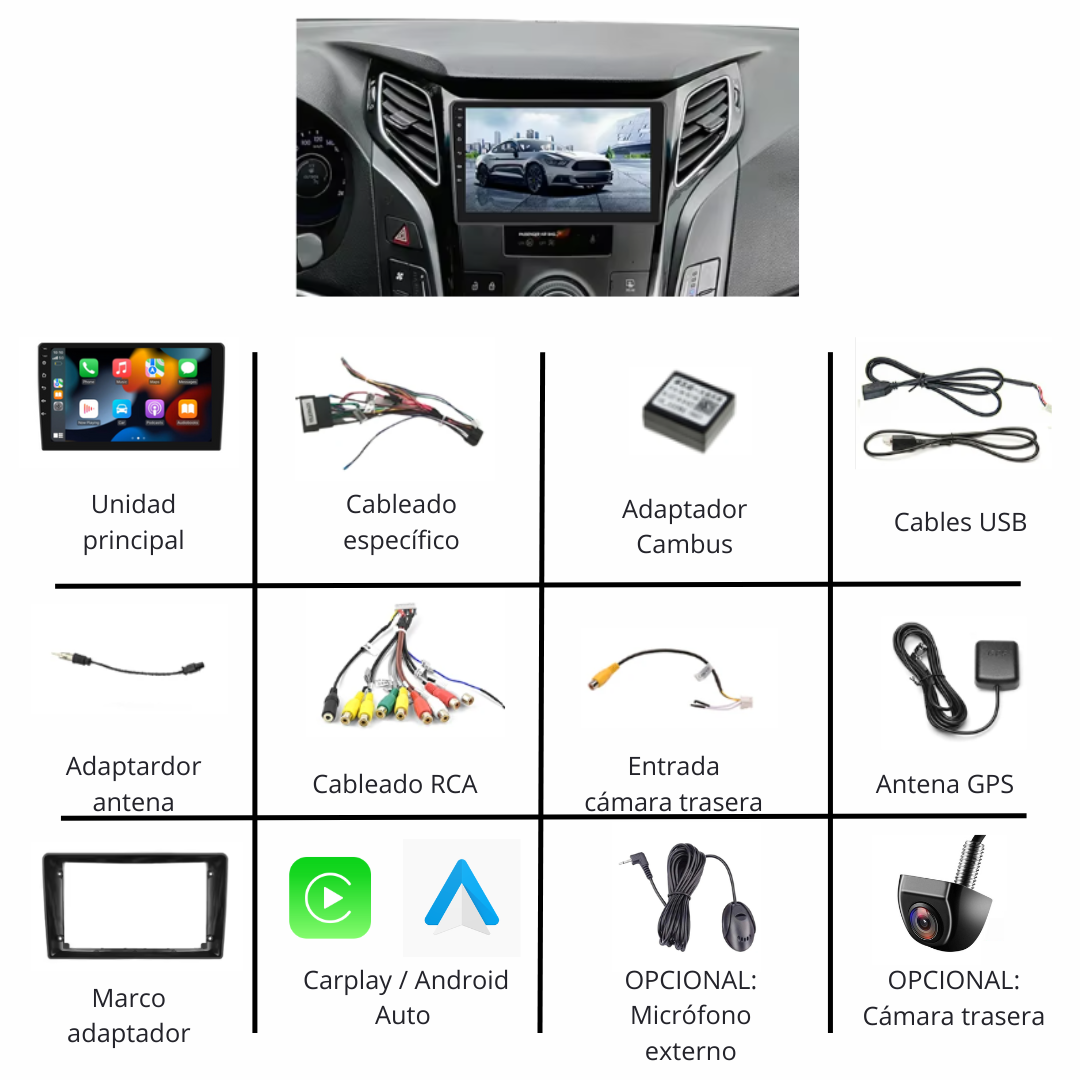 Pantalla Android Hyundai i40