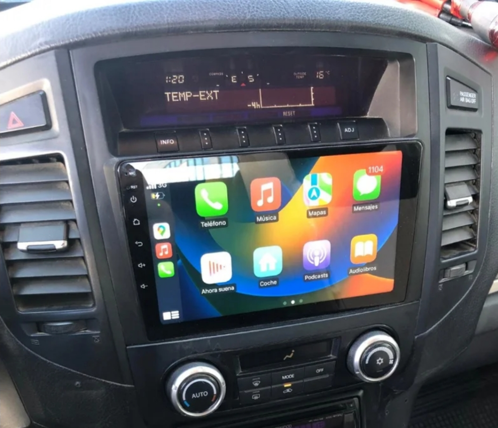 Pantalla / Radio Android para Mitsubishi Montero V80 V90 (2006-2021) – CarPlay y Android Auto – Plug & Play