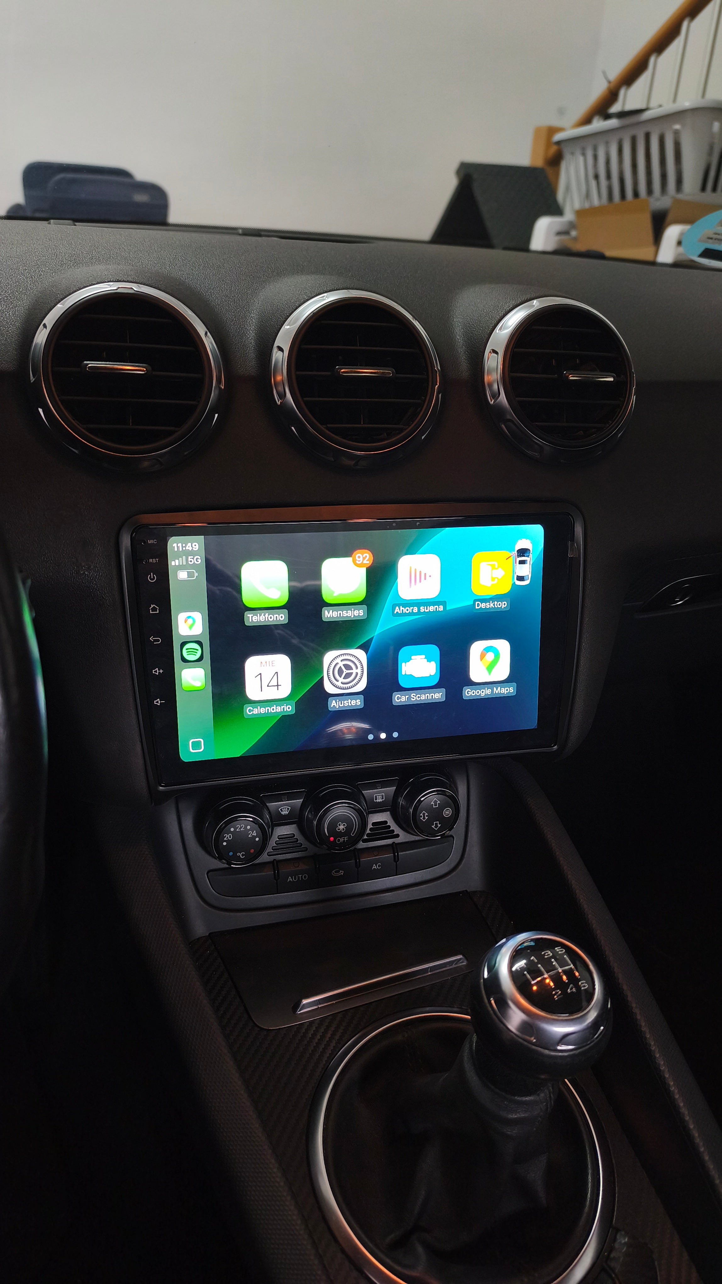 Pantalla Audi TT mk2 / Radio Android