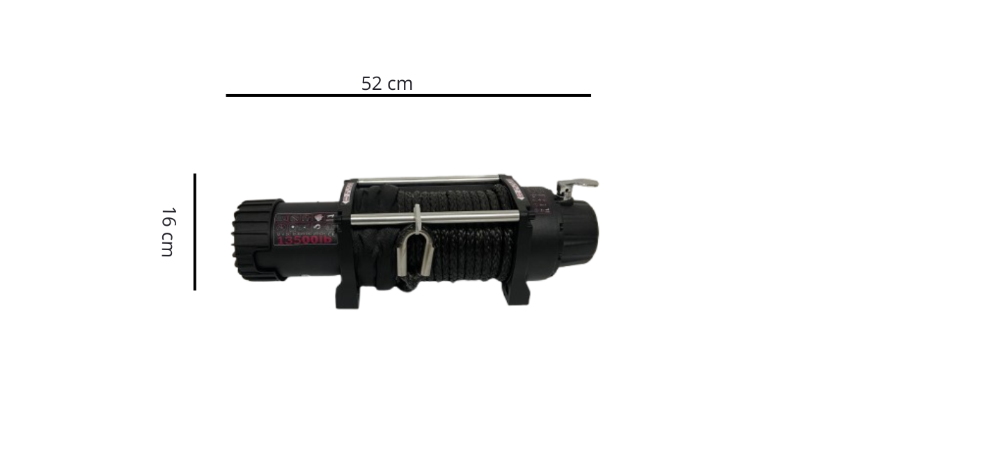 Cabrestante 13500 LBS Winch 12v