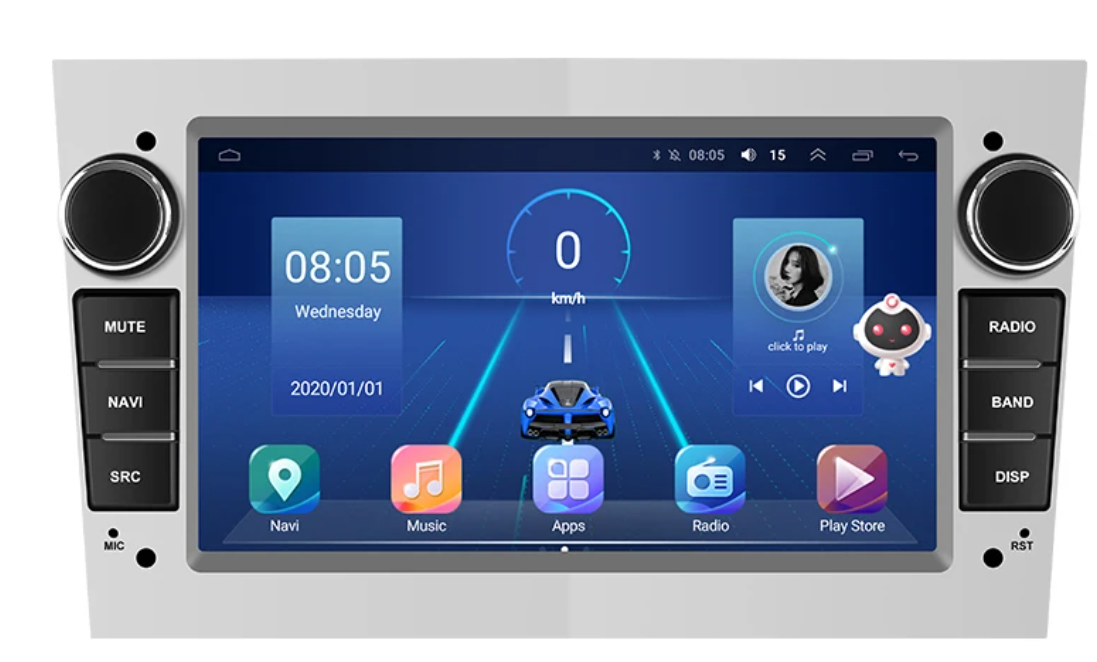 Radio Android Opel Astra H Carplay/Android Auto