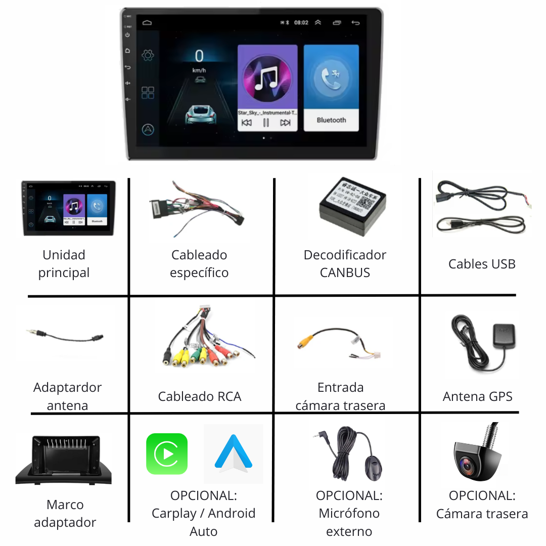 Radio Android BMW X3 e83 CARPLAY