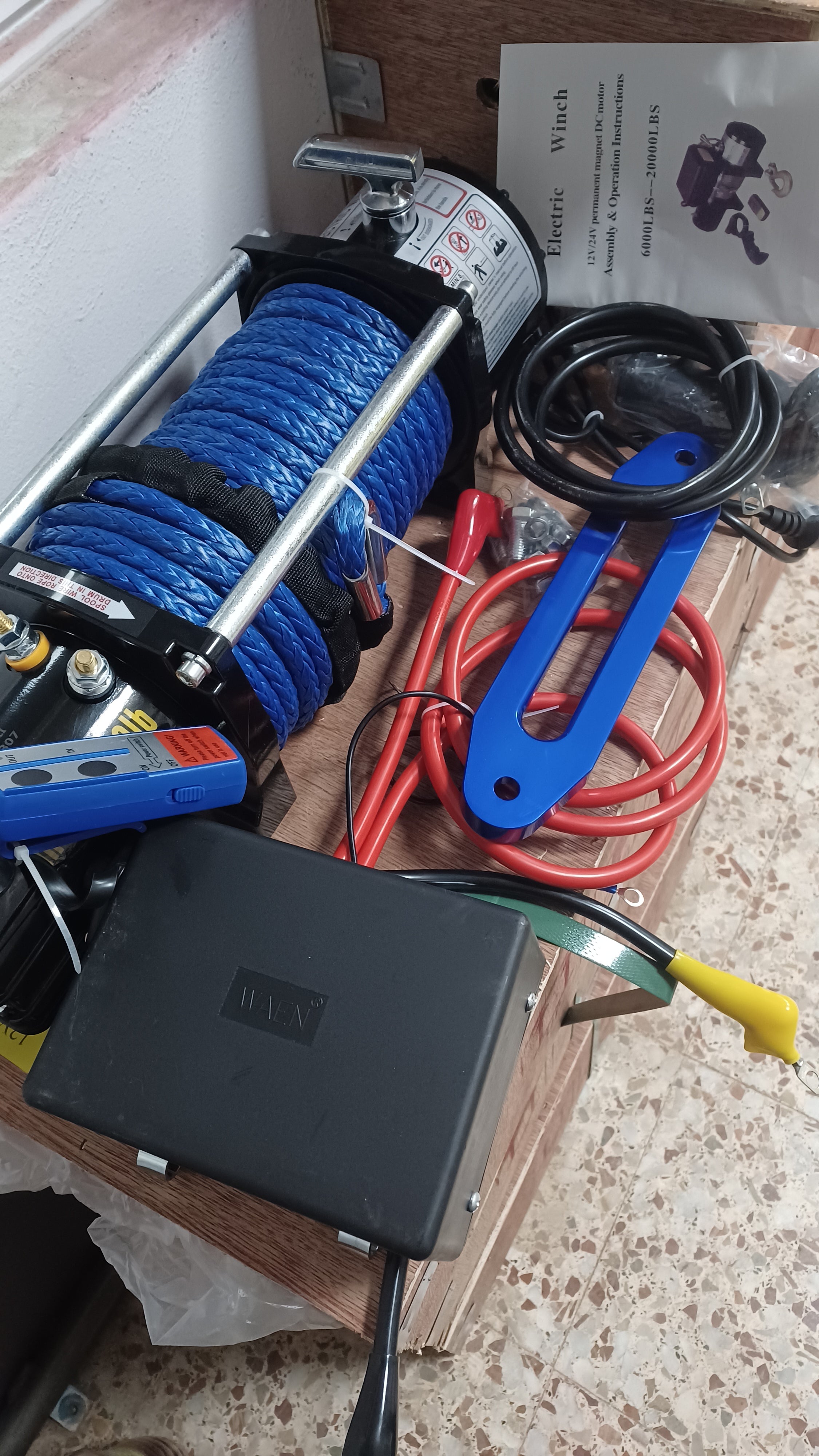Cabrestante 13500 LBS Winch 12v