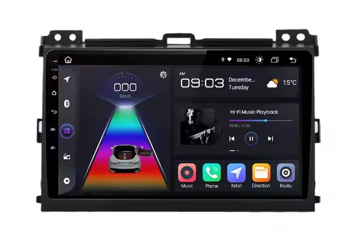 Pantalla Android Toyota Land Cruiser 120