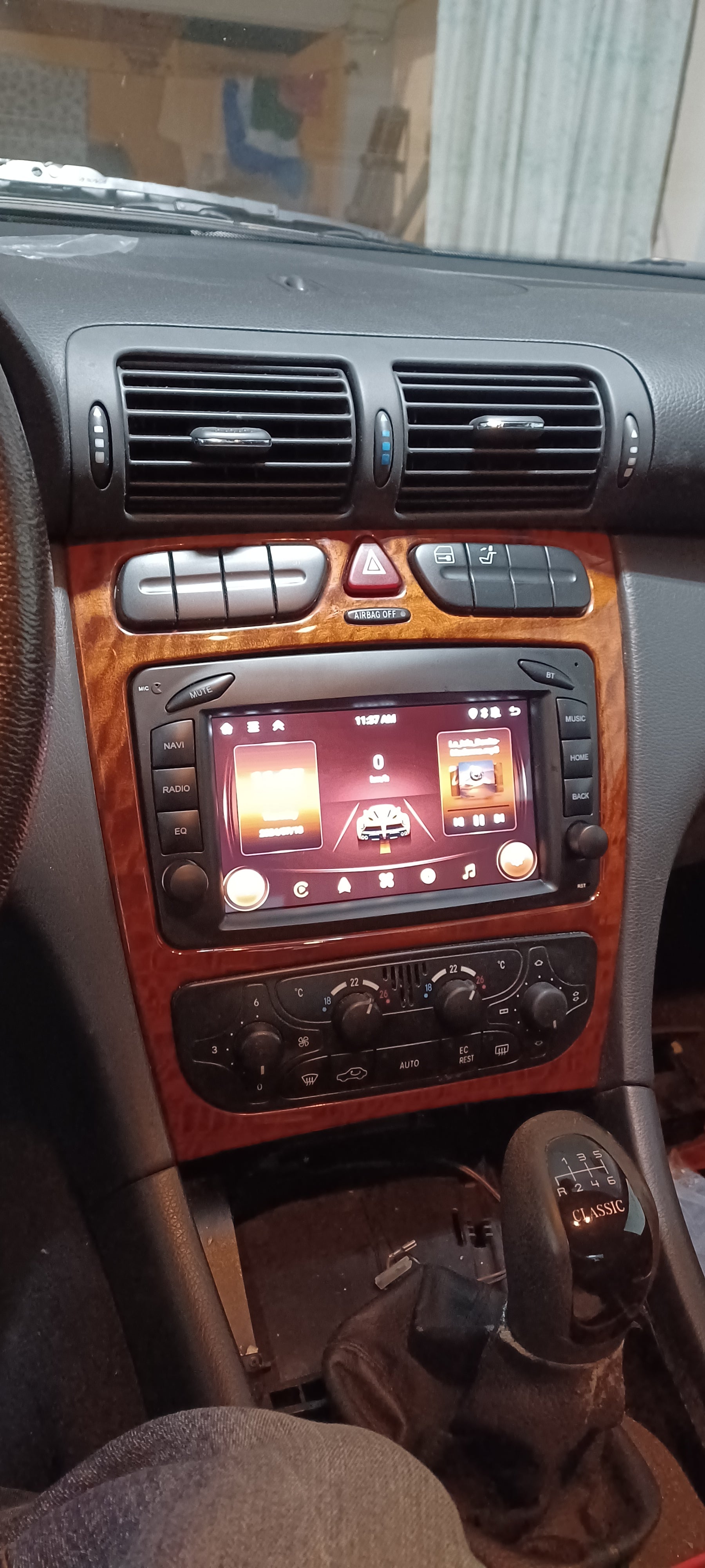 Radio Android Mercedes w203