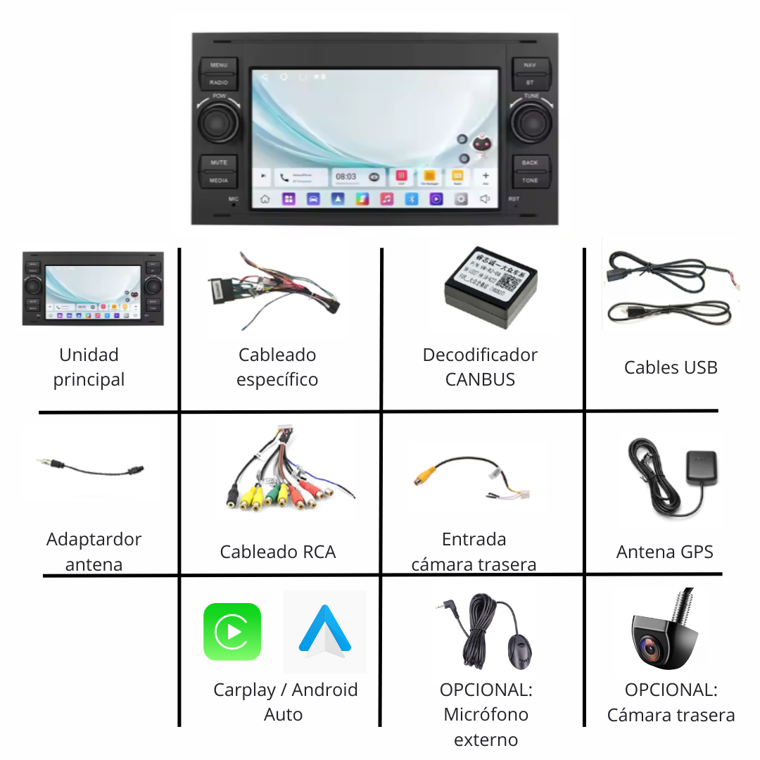 Radio Ford Focus 2 PRE Android