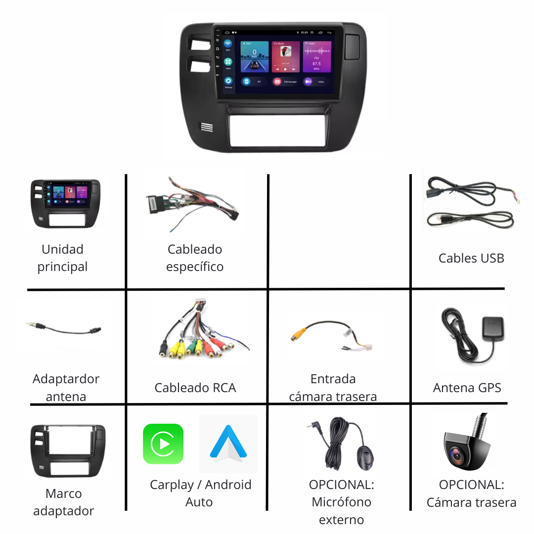 Radio Android Nissan Patrol y61