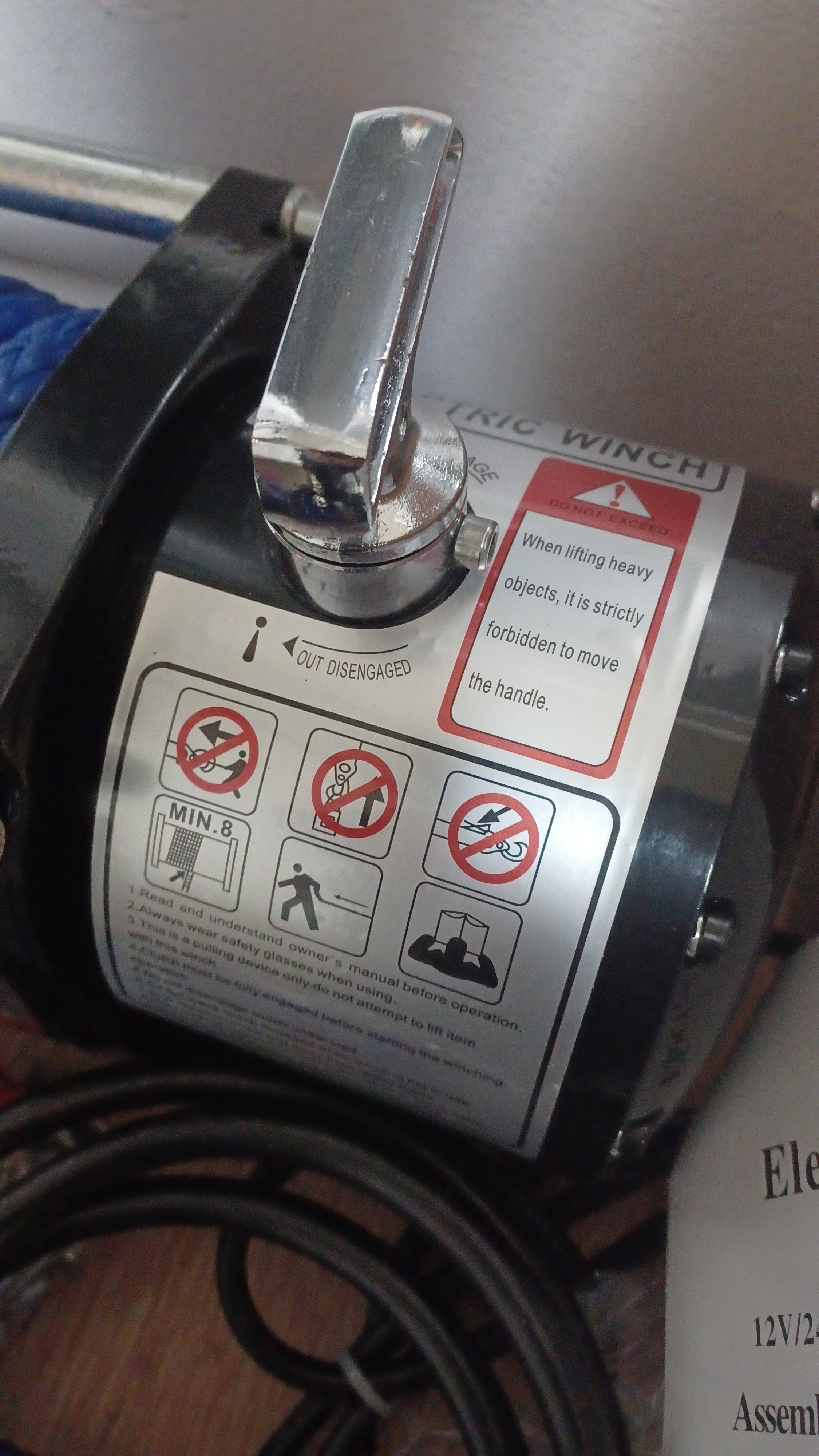 Cabrestante 13500 LBS Winch 12v